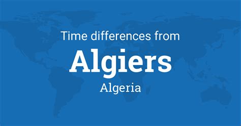Time Difference Between Manila Philippines and Algiers Algeria .